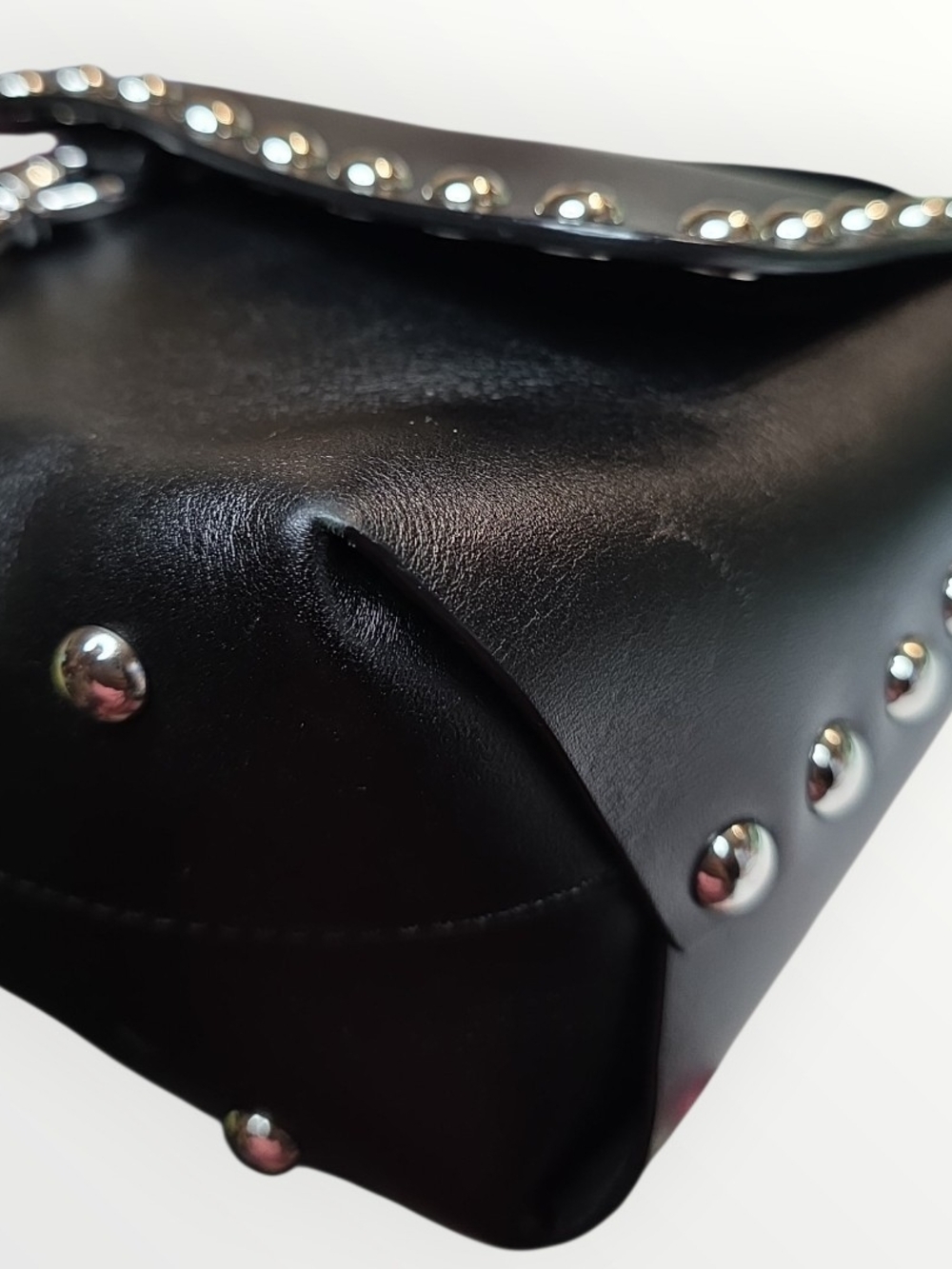 Rebecca Minkoff Blythe Medium Studded Leather Crossbody Bag EUC - Picture 8 of 14